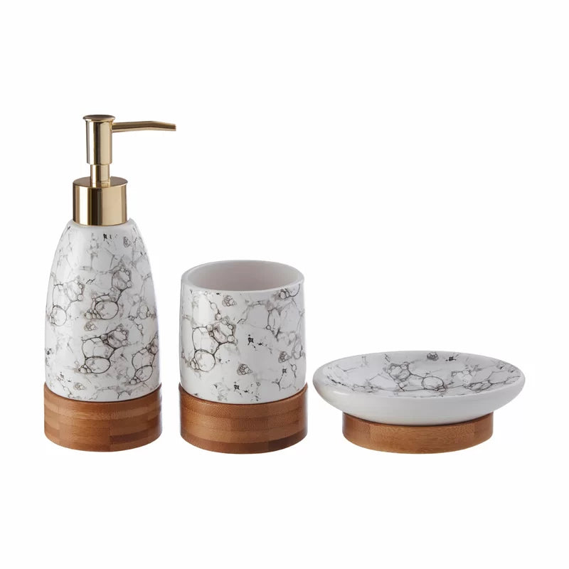 Honeystone Bath Set